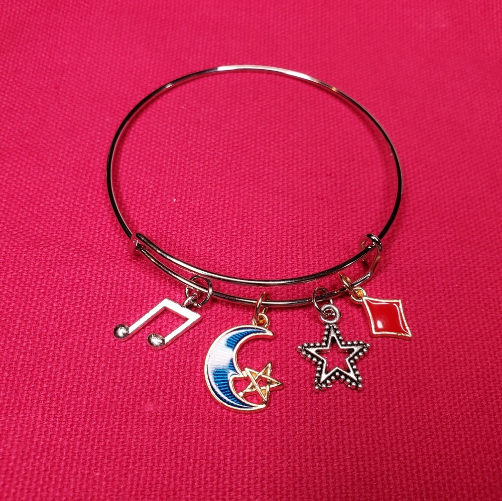 Handmade Expandable Silver Bangle
